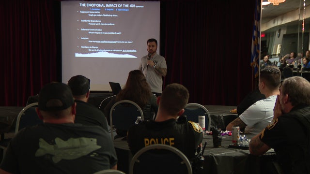 Retired officer who responded to Parkland shooting talks mental stress with Tarpon Springs officers