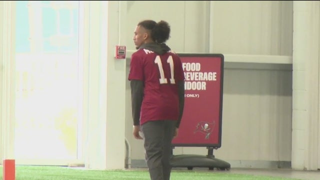 Bucs receivers Mike Evans and Jalen McMillan return to practice