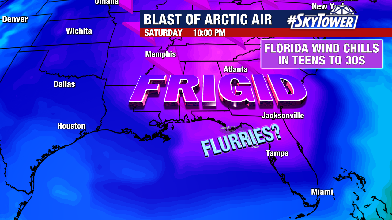 Will it snow in Tampa? Rare 'Gulf-effect' setup could bring flakes this weekend