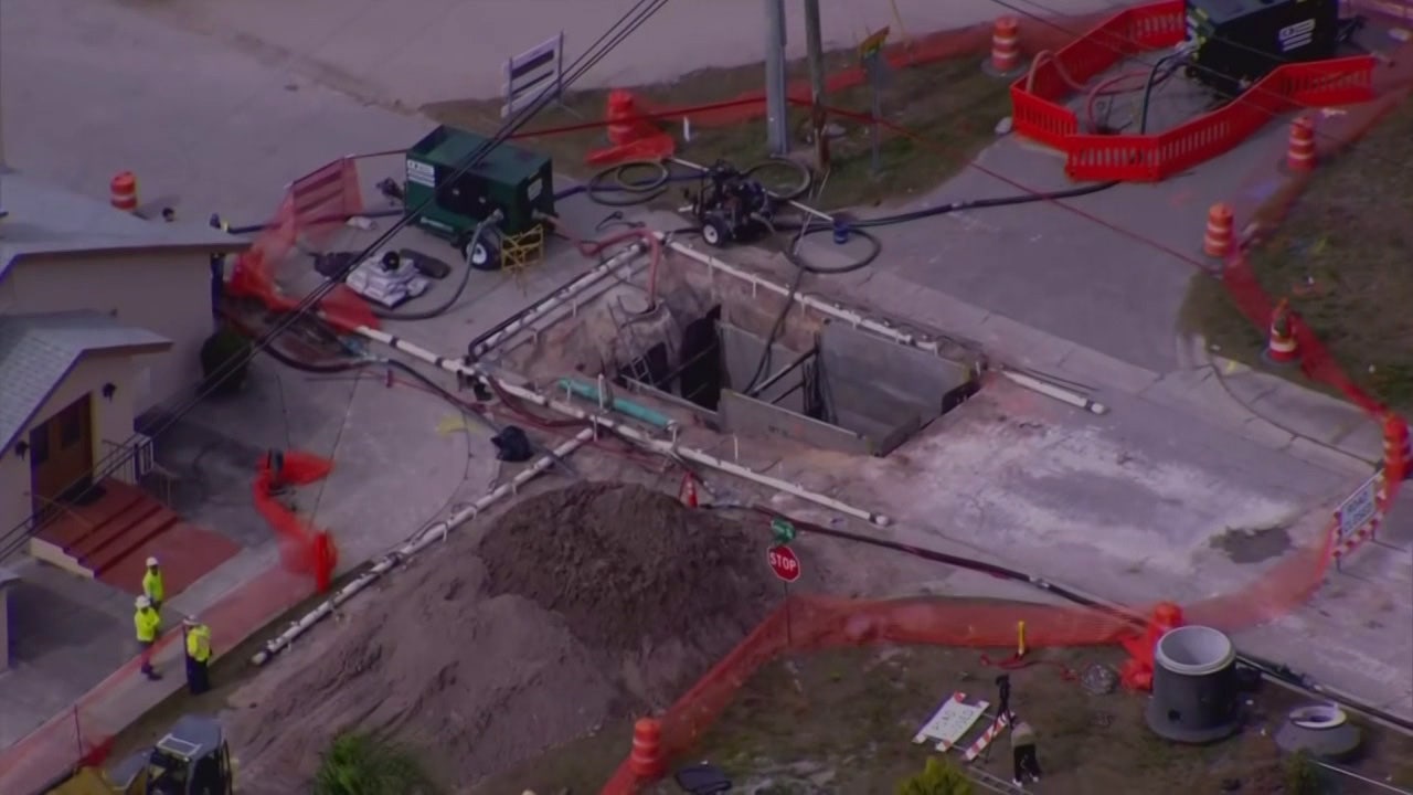 Injured construction worker pulled from trench that collapsed in Safety Harbor