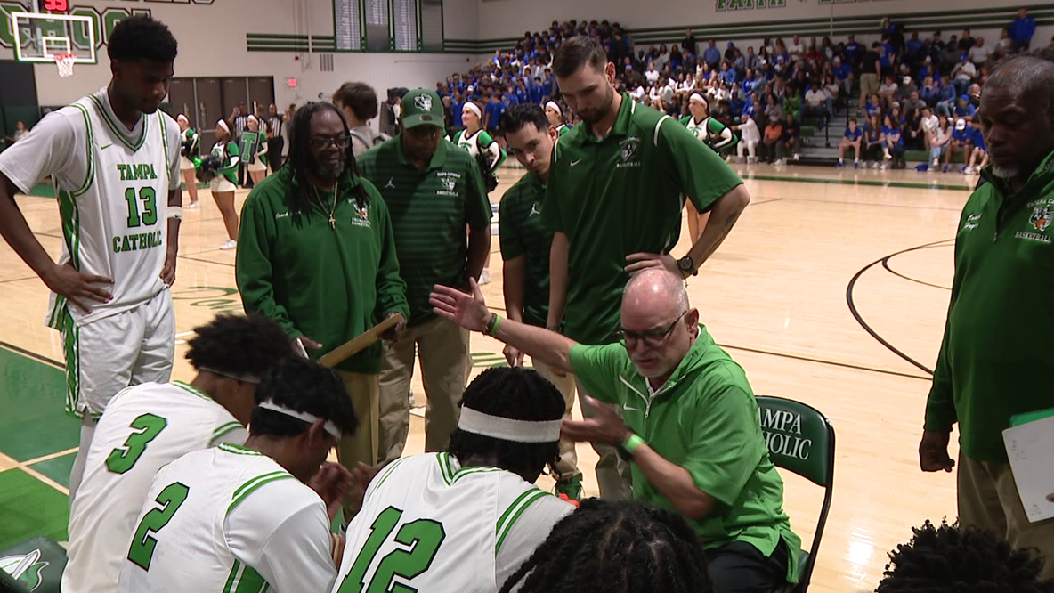 Longtime Tampa Catholic head coach’s son joins staff for basketball team: ‘I am very blessed’