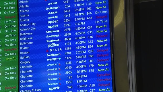 Two thirds of flights in and out of TPA canceled on Sunday