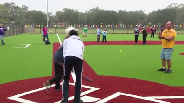 Buddy Baseball opens new accessible field for players with special needs