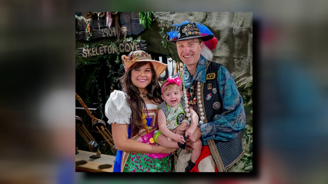 Children’s Gasparilla Parade: Ye Mystic Krewe members sharing traditions with their own young pirates