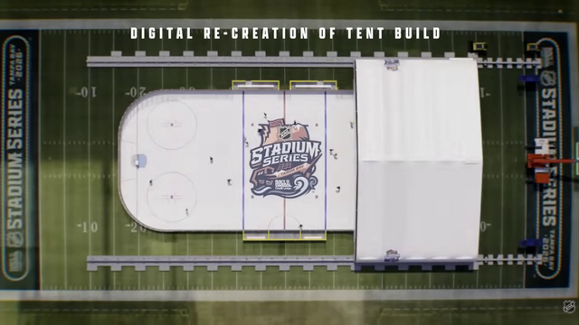 Raymond James Stadium gears up for NHL Stadium Series matchup