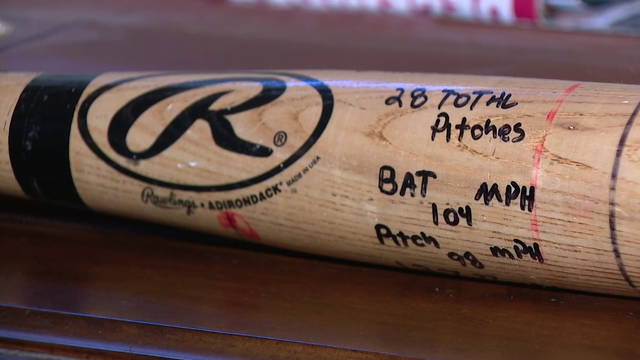 Odessa man looks to sell record-breaking bat for $39,000