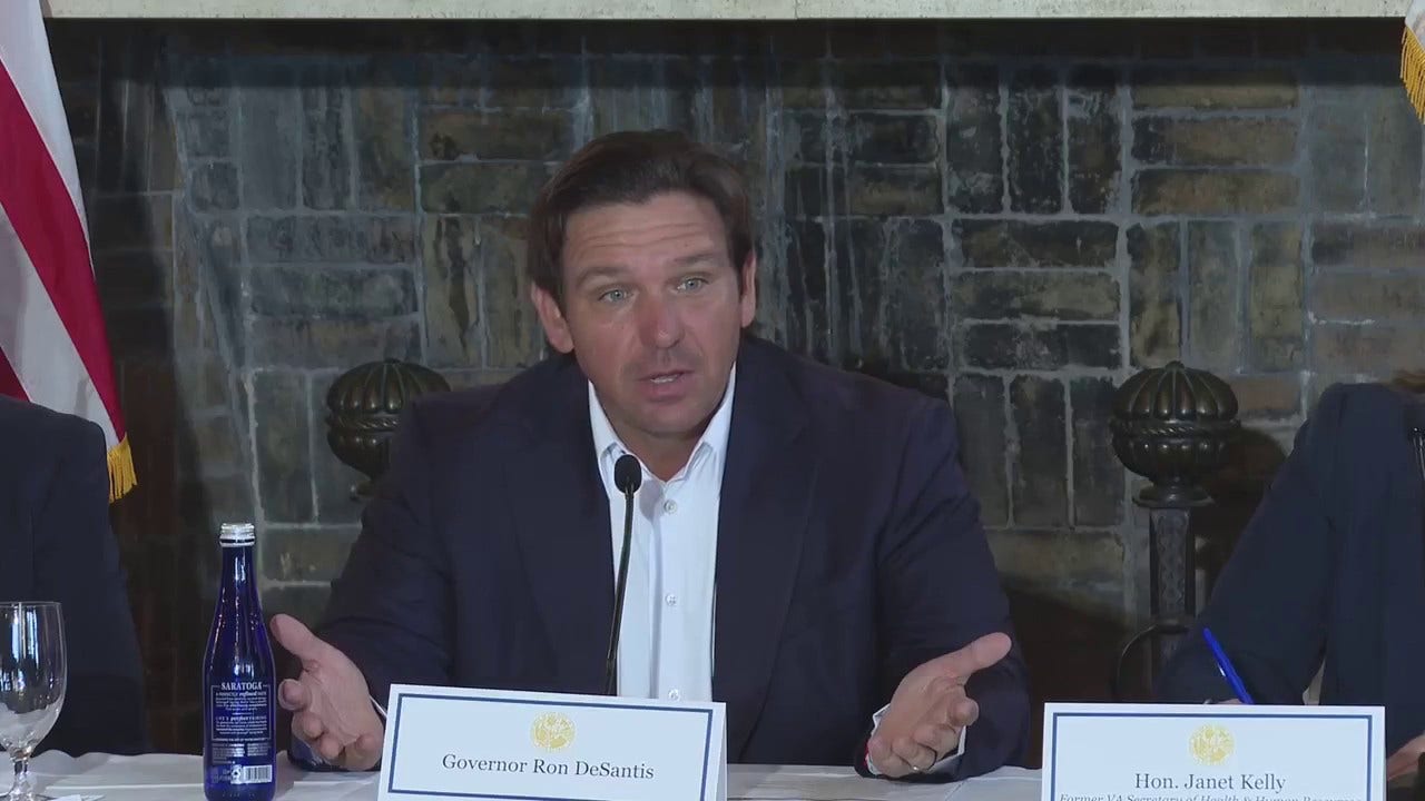 Governor DeSantis renews warning of A.I. accessibility