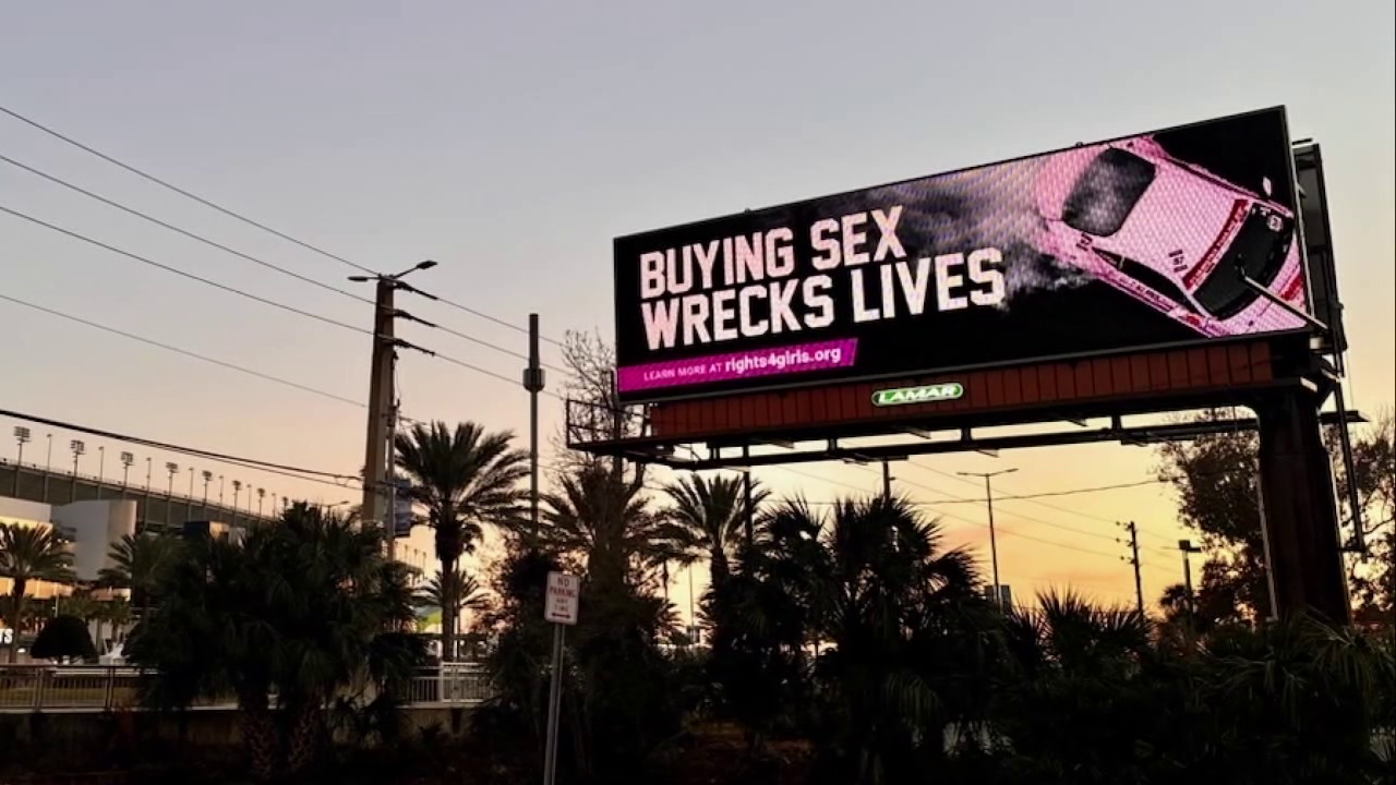 'Sex buying isn’t a game': Billboards target human trafficking demand during Daytona 500