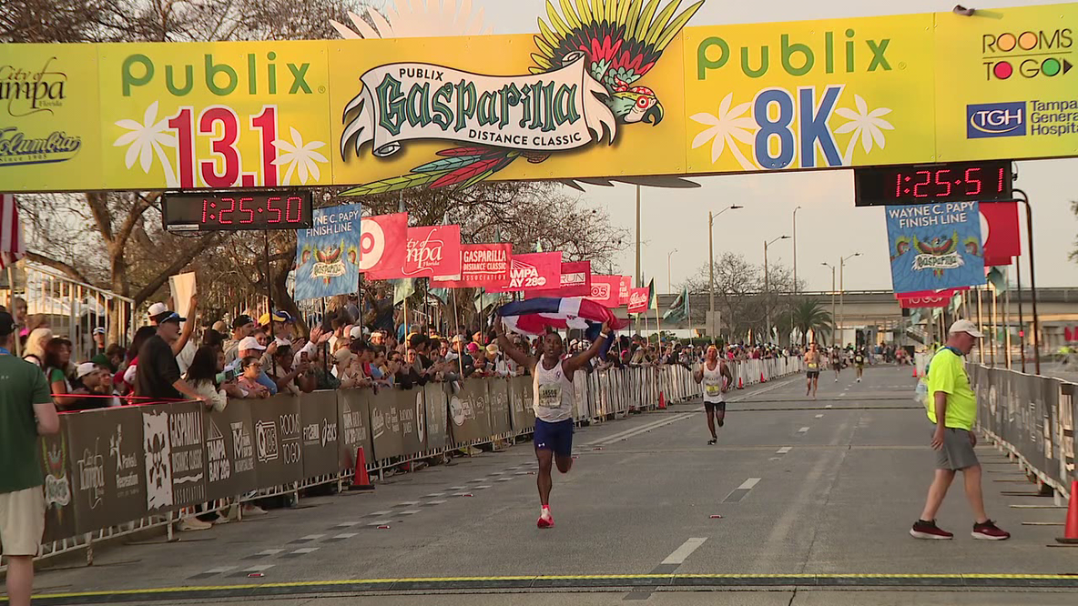 Thousands of runners hit the streets for Tampa's 49th Gasparilla Distance Classic