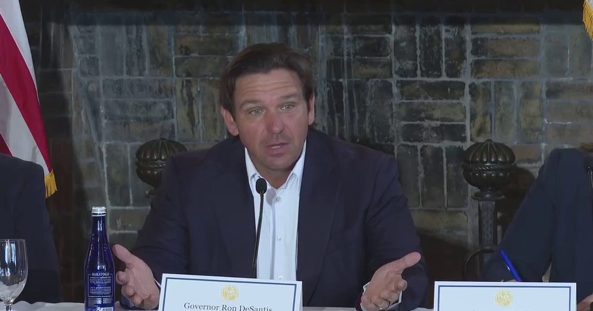 Governor DeSantis renews warning of A.I. accessibility