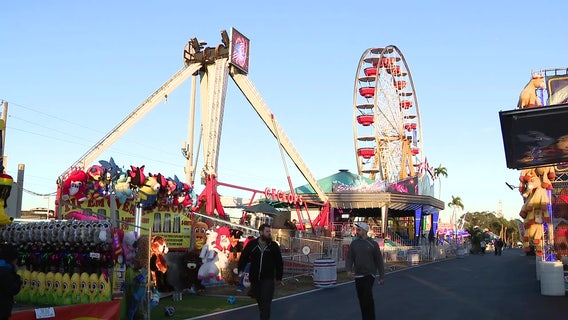 Visitors hit the Florida State Fair despite cold temperatures on opening night