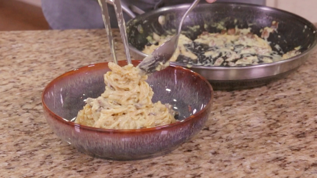 Dinner DeeAs recipe: Vegan Carbonara