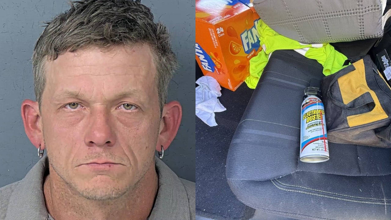 Florida driver suspected of huffing electronic duster charged with DUI after hit-and-run crash: FHP