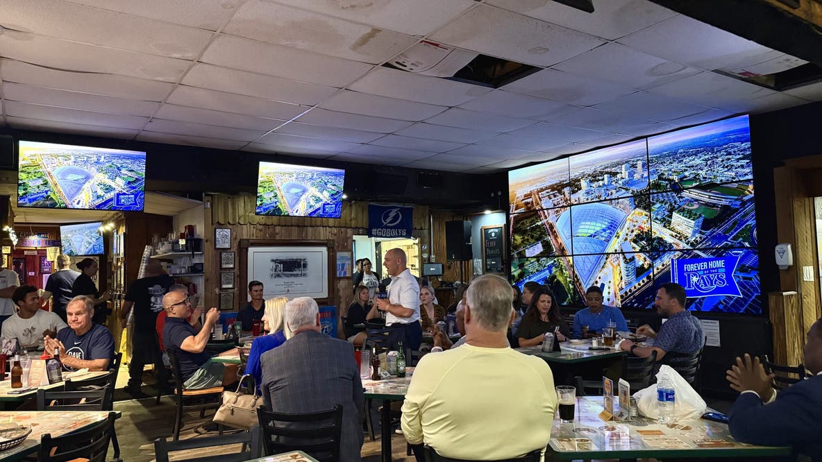 Rays take $2.3 billion ballpark pitch to Tampa fans