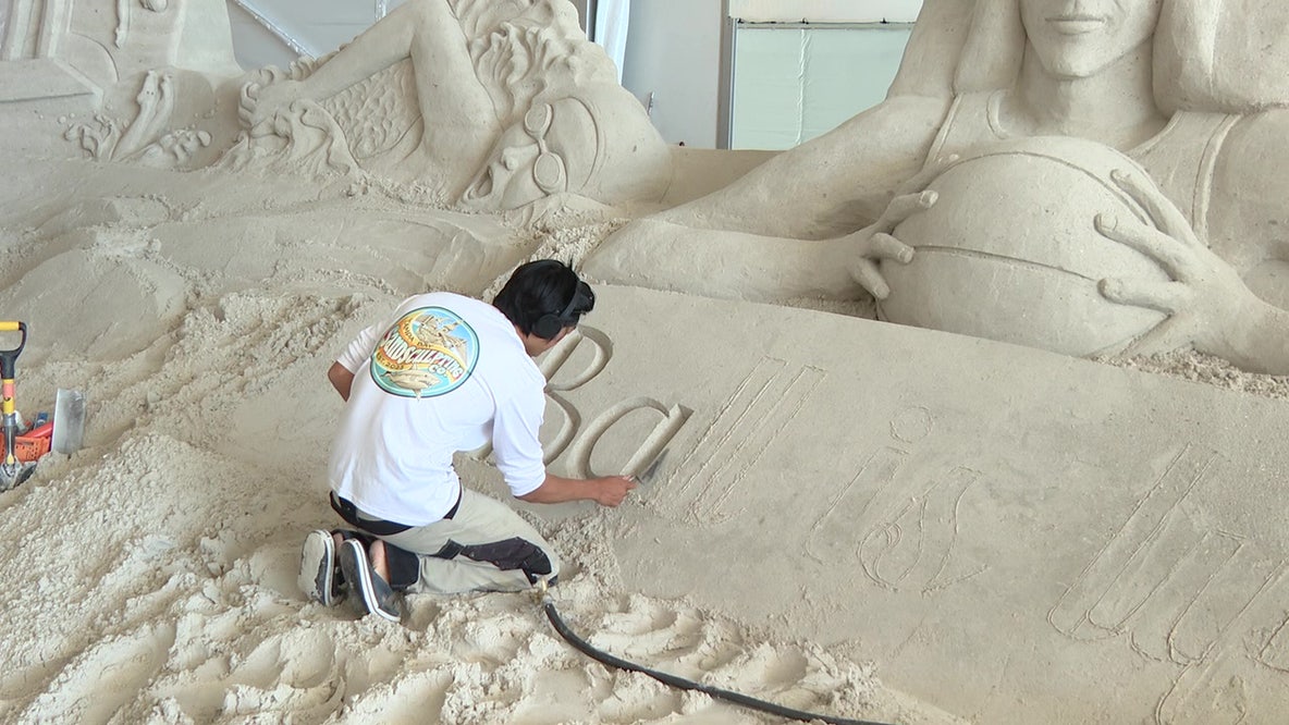 World-class sand sculptors transform Clearwater Beach for Pier 60 Sugar Sand Festival