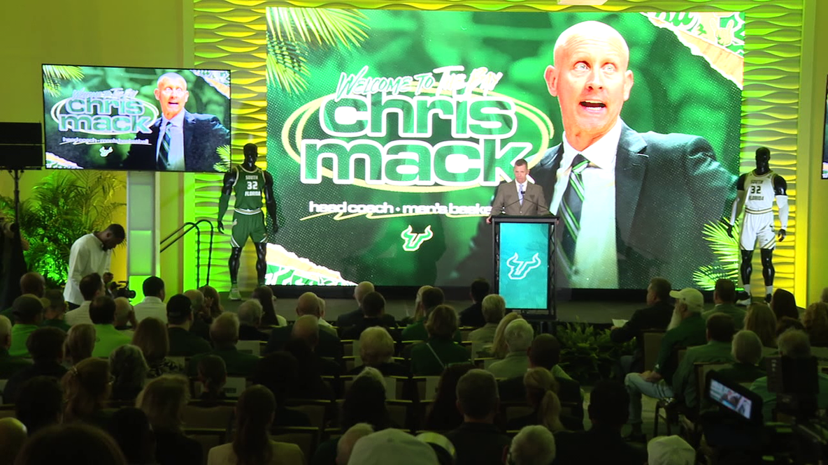 Newly introduced USF men's basketball coach Chris Mack ready to build on program's recent success