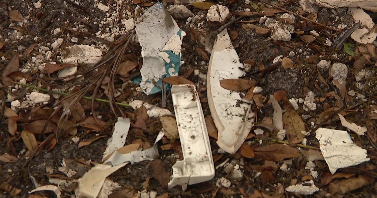 Construction materials illegally dumped next to St. Joe’s Creek in Pinellas County