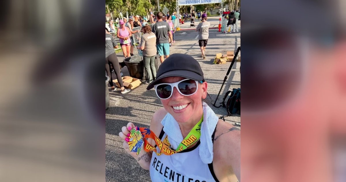 Tampa Bay Area brain tumor survivor walks toward recovery