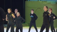 Disney on Ice performers hosts skate clinic for young Bay Area skaters ahead of 'Mickey's Search Party'