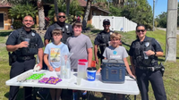 A lemonade stand gets a helping hand from the North Port police