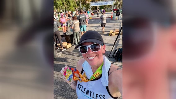 Bay Area brain tumor survivor walks toward recovery