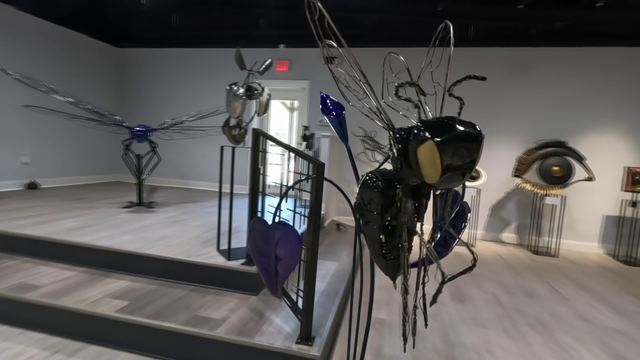 New studio in Tampa showcases sculptures made of a mix of metals