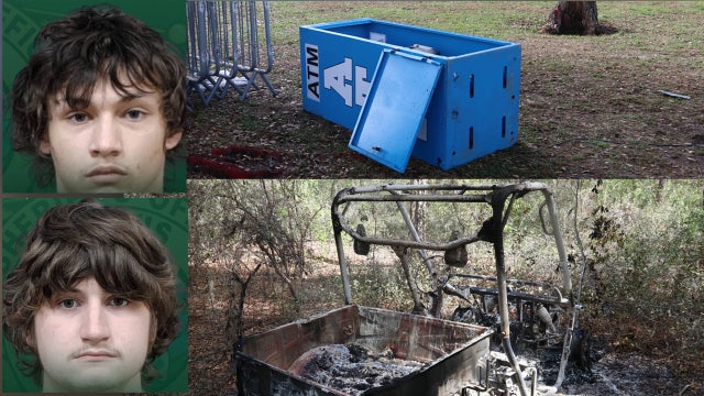 2 teens accused of vandalizing a Floral Strawberry Festival ATM, torching a UTV: CCSO