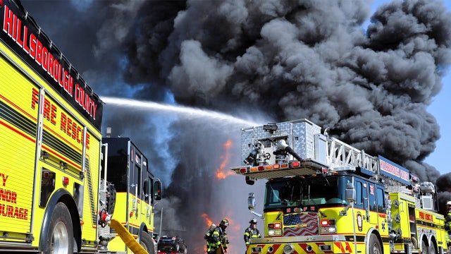 Fire breaks out at recycling facility in Tampa: HCFR