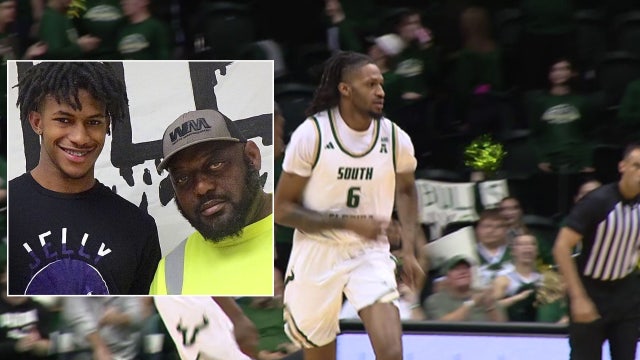 USF forward Daimion Collins plays for his late father: 'He is my angel'