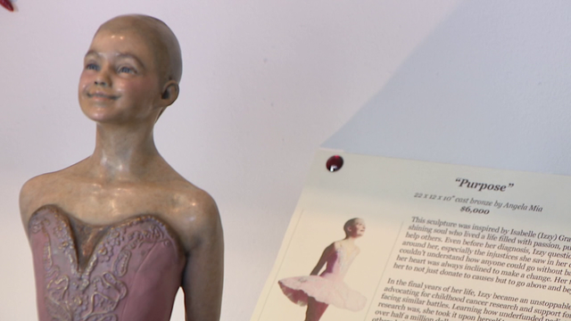 Sarasota art sculpture 'Purpose' honors young ballerina who battled bone cancer