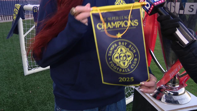 Championship banner will be unveiled as Tampa Bay Sun FC hosts Women’s Empowerment Night