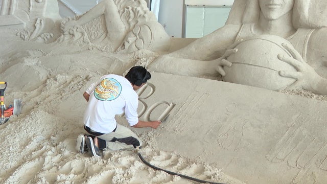 World-class sand sculptors transform Clearwater Beach for Pier 60 Sugar Sand Festival