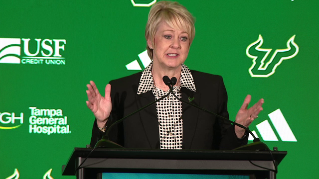 USF introduces new women's basketball coach Kristy Curry