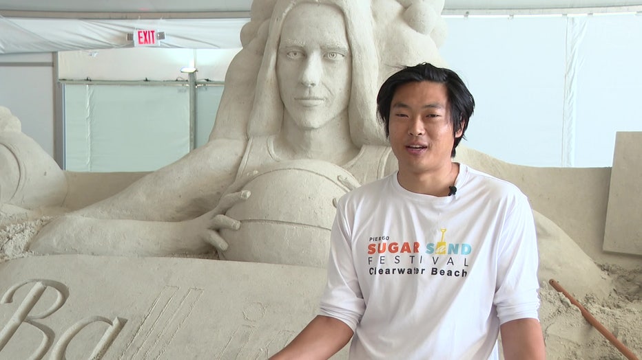 World-class sand sculptors transform Clearwater Beach for Pier 60