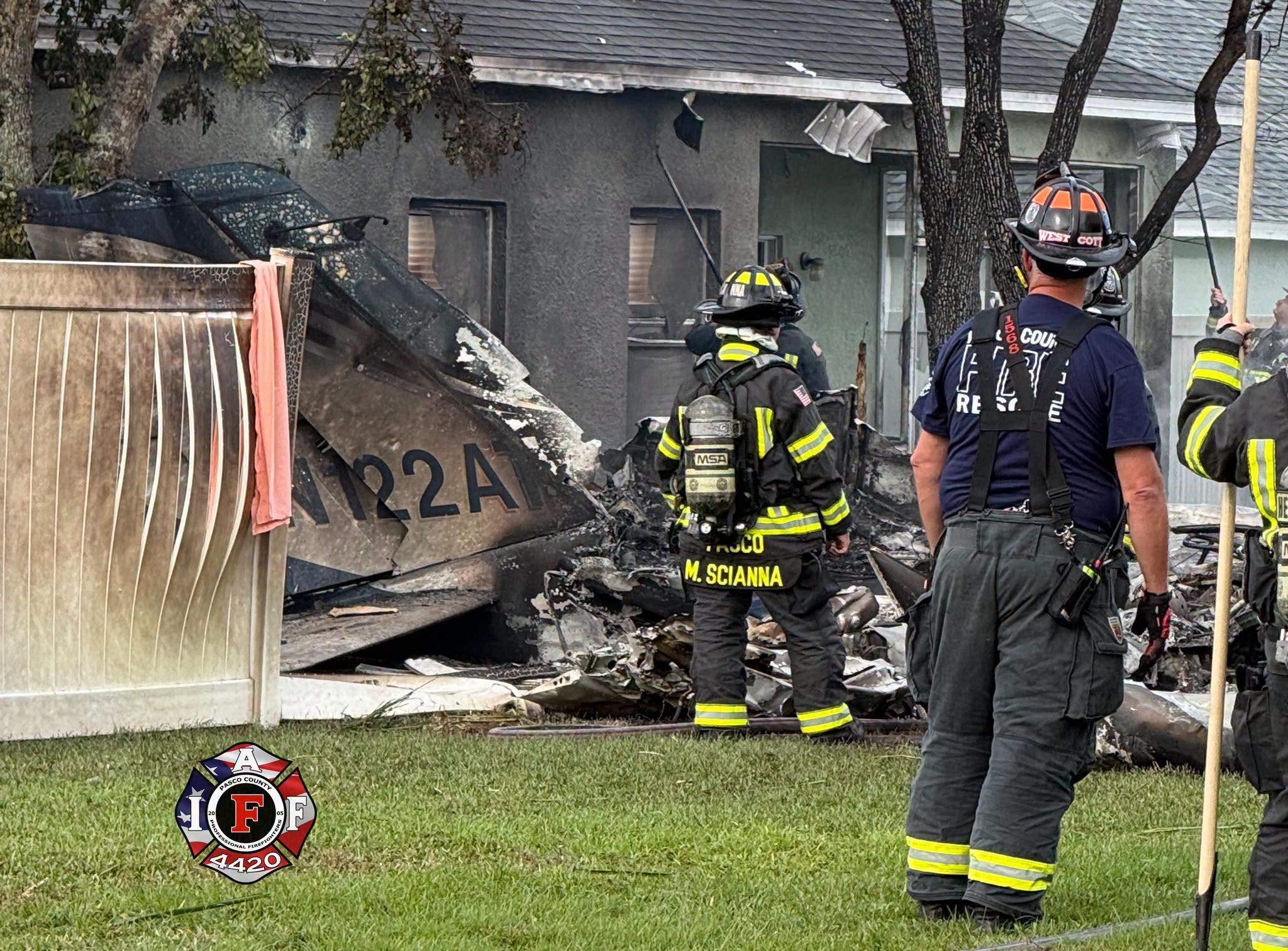 Plane crashes in Wesley Chapel, kills one: PCFR