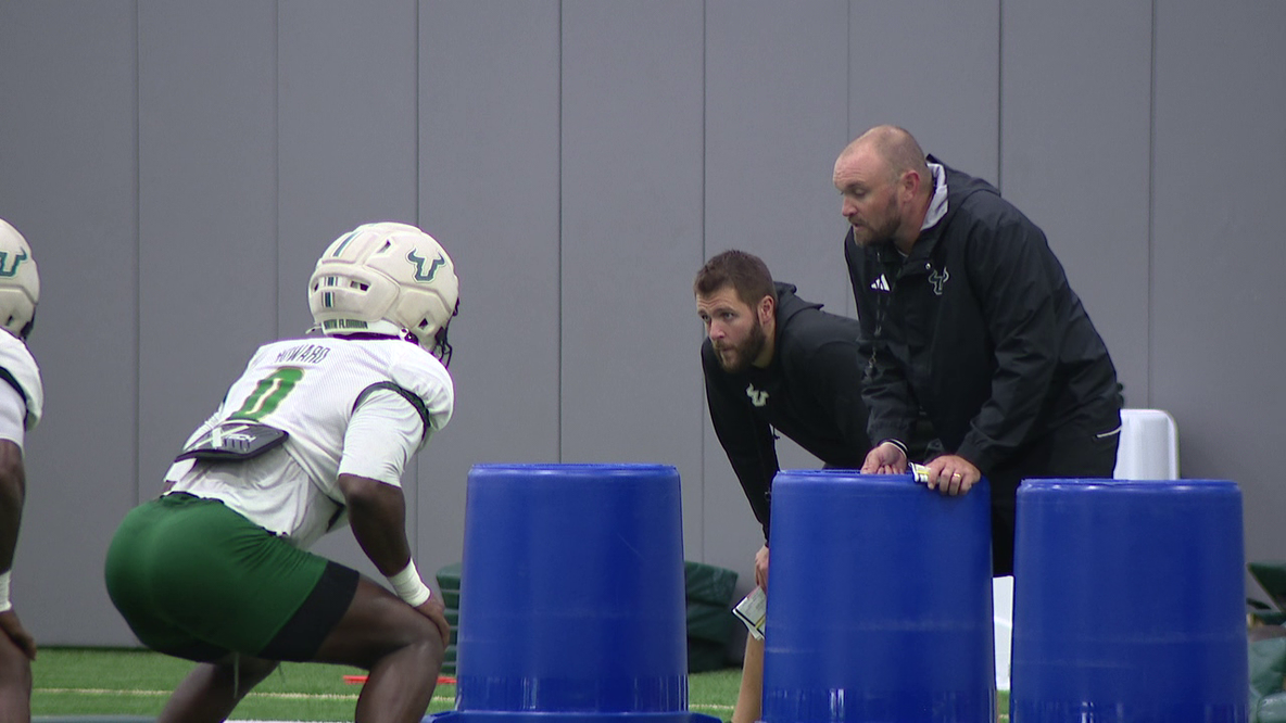 USF's new defensive coordinator Josh Aldridge brings aggressive energy to Bulls