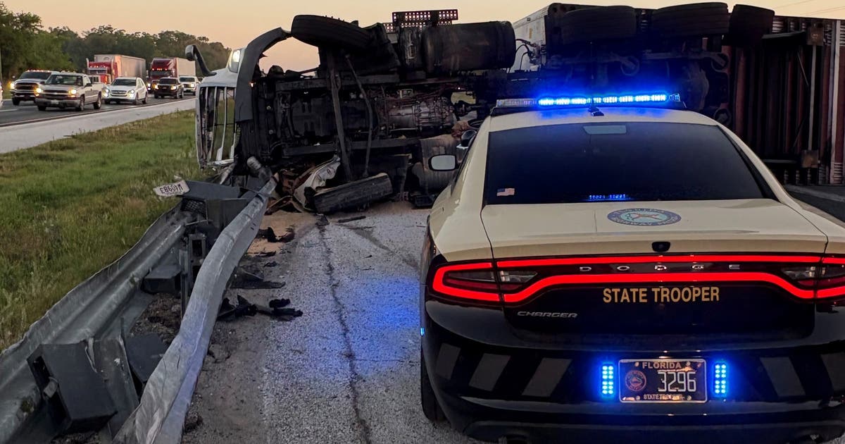 I-75 northbound reopens after tractor-trailer driver falls asleep at ...