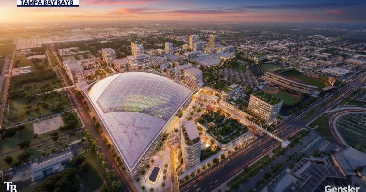 Rays pitch $2.3B stadium plan to Tampa, public bill hits $1B
