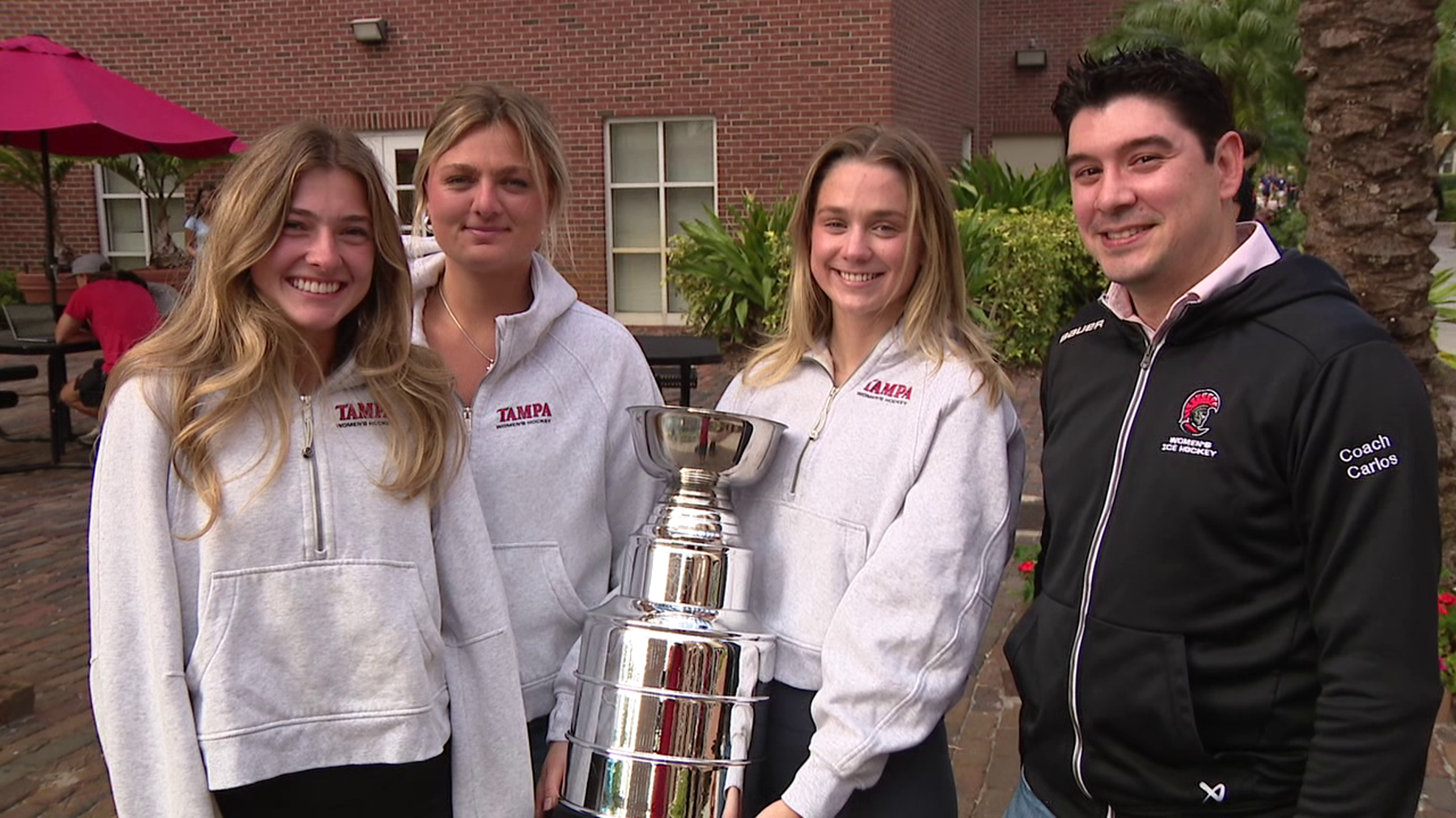 UTampa women's hockey celebrates first national title in program history