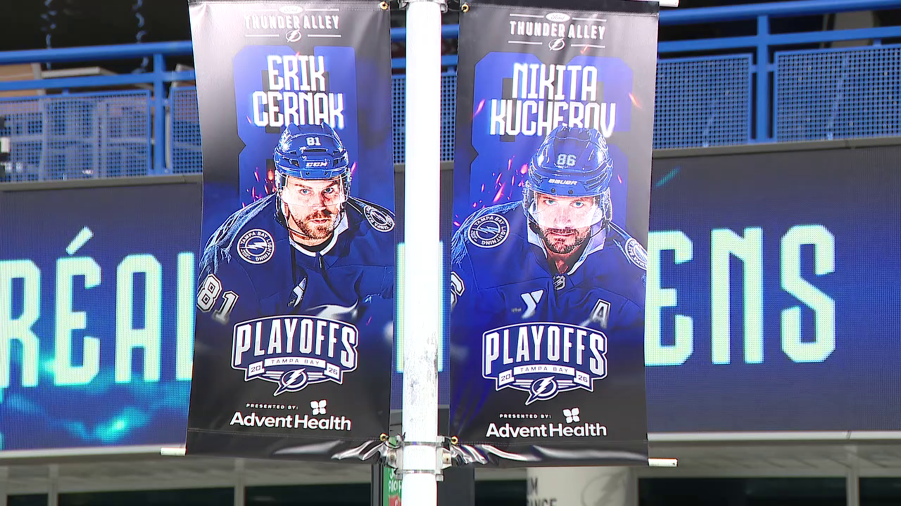 Lightning fans bring playoff energy to Thunder Alley despite Game 1 loss