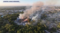 Tampa brush fire grows quickly, spreads to Copeland Park: TFR