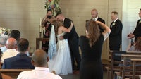Couple affected by Cross Creek Ranch wedding venue closure marries for free at a new venue