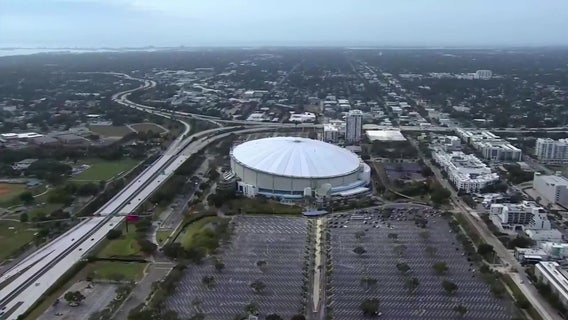 Rays host watch party at Tropicana Field as team attempts sweep of Yankees in Game 3