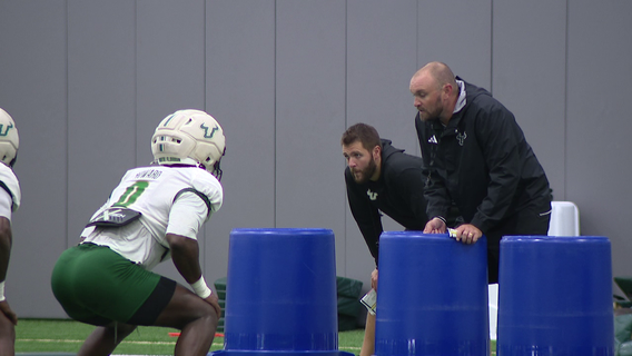 USF's new defensive coordinator Josh Aldridge brings aggressive energy to Bulls