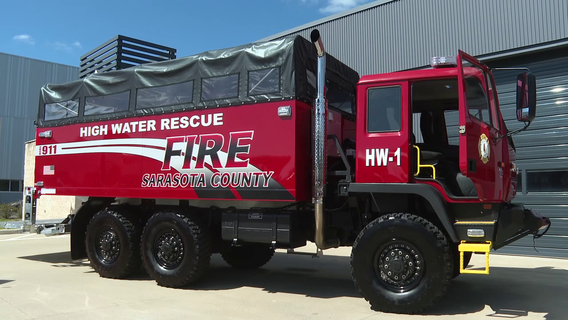 Sarasota County Fire Department adds high-water rescue trucks and other new tools ahead of hurricane season