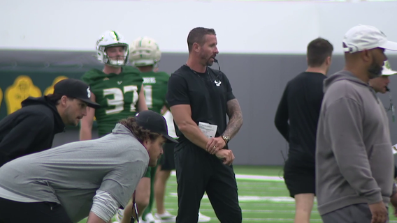 Brian Hartline proud of progress made during first spring at USF