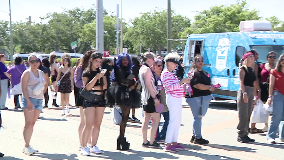 BTS fans descend on Raymond James Stadium for the first night of the ARIRANG concerts