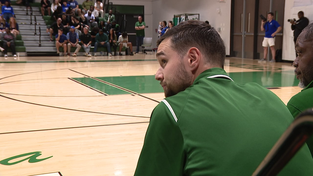 Tampa Catholic assistant basketball coach played for two of this year's Final Four coaches