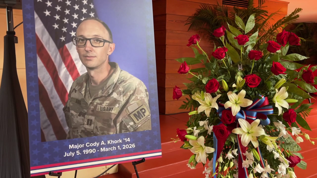 Florida Southern College memorializes Maj. Cody Khork: 'Building better people'