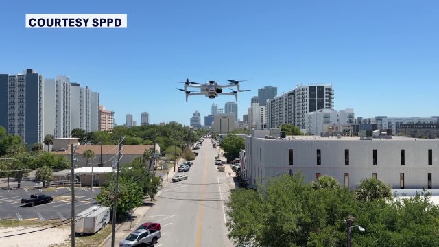 Drones with live camera feed give St. Petersburg police officers real-time information during active calls